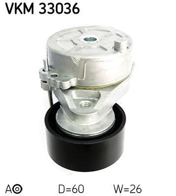 Galet tendeur de courroie d'accessoire SKF ref. VKM 33036